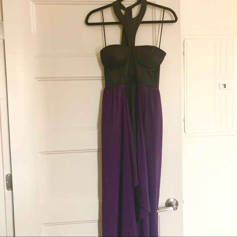Lovey Dovey black and purple dress